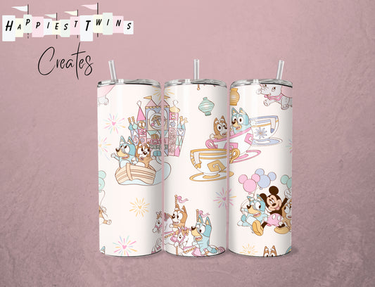 Dog Sisters in the Park Tumbler