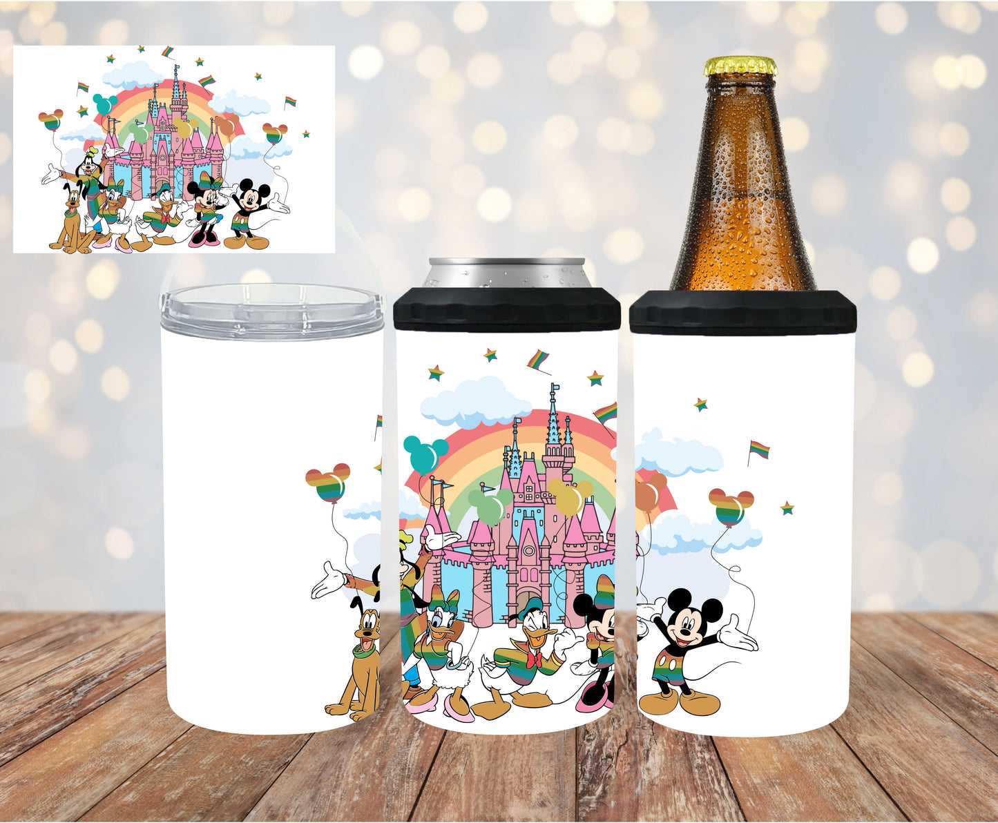 Pride Castle Can Cooler/Tumbler