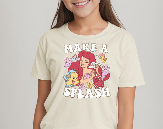 Splash Princess Youth and Toddler T Shirt