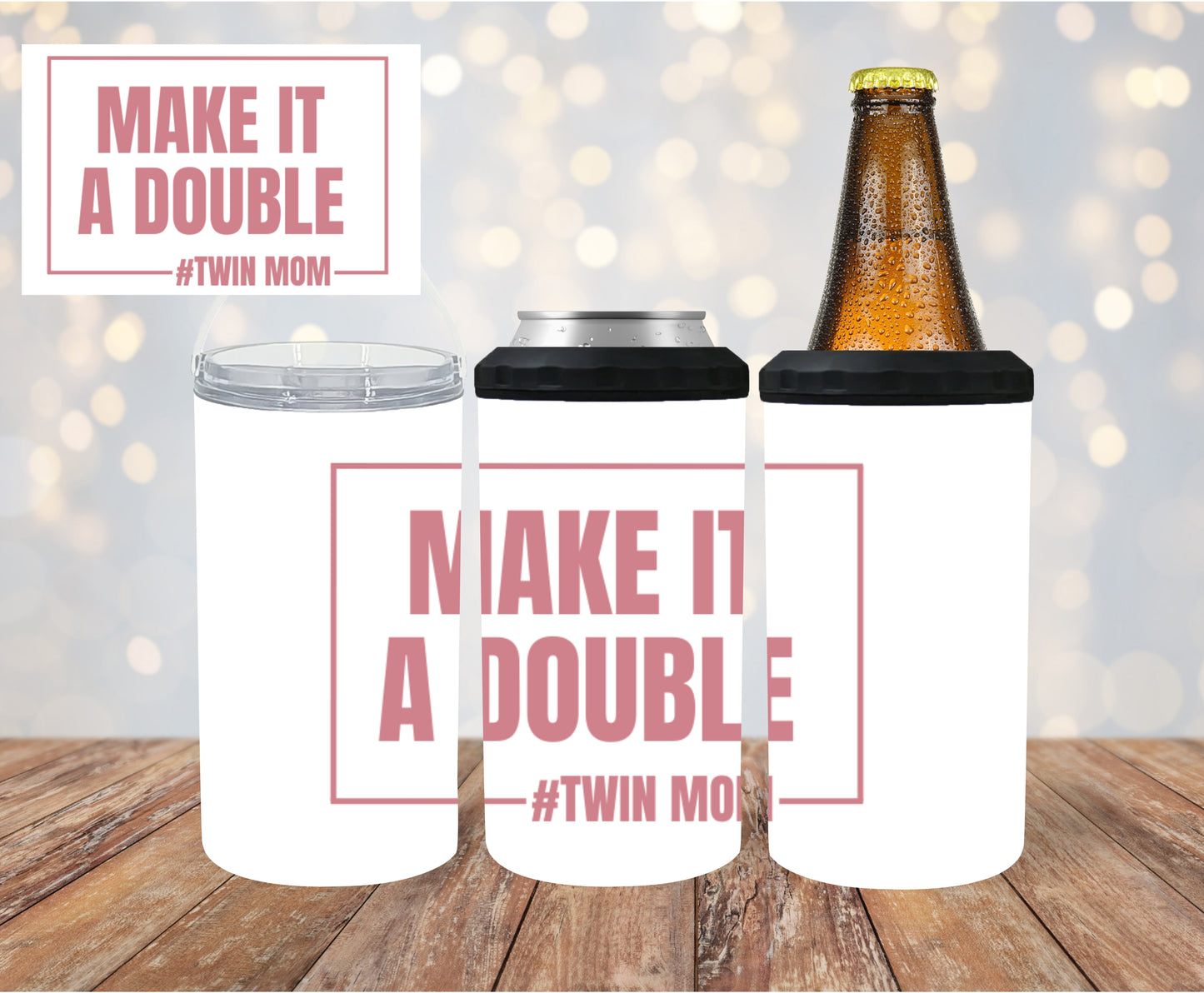 Twin Mom Can Cooler/Tumbler